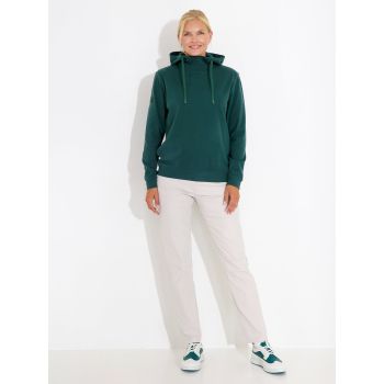 Sweat à capuche Course Green Femme