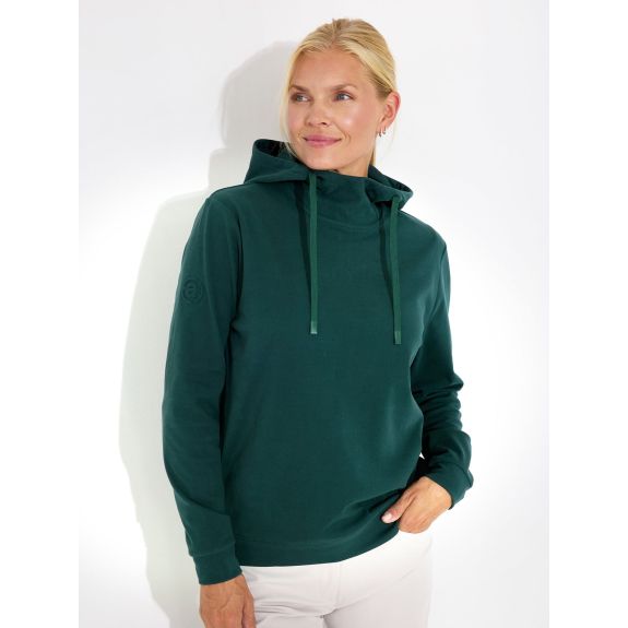Sweat à capuche Course Green Femme