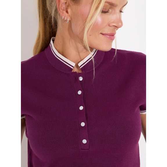 Polo Niblick Beetroot Femme
