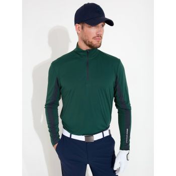 Polo manches longues Aloha Course Green Homme