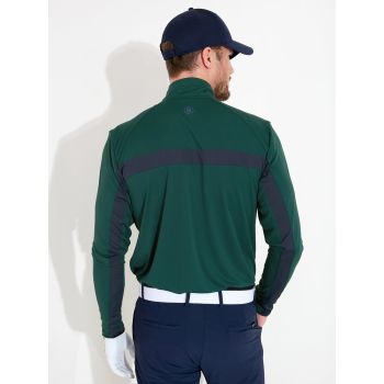 Polo manches longues Aloha Course Green Homme