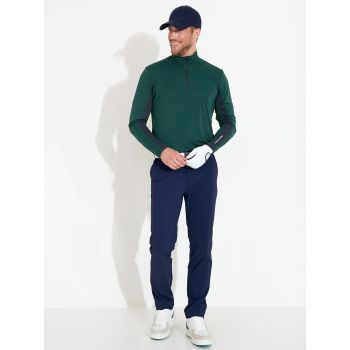 Polo manches longues Aloha Course Green Homme