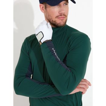 Polo manches longues Aloha Course Green Homme
