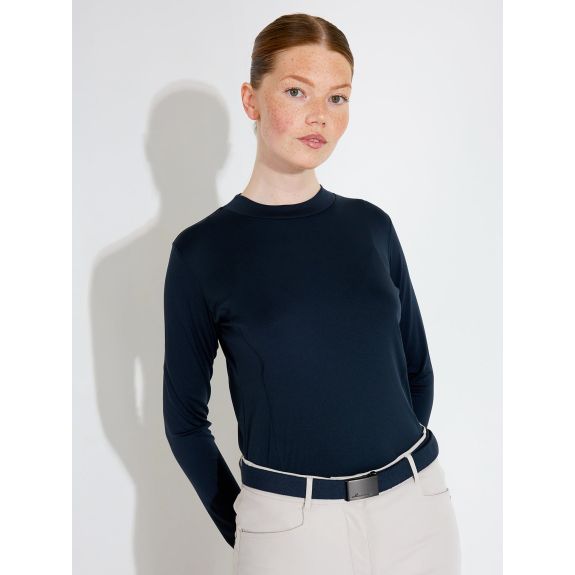 Polo Aloha UV Navy Femme