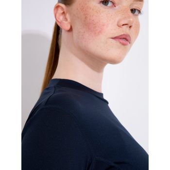 Polo Aloha UV Navy Femme