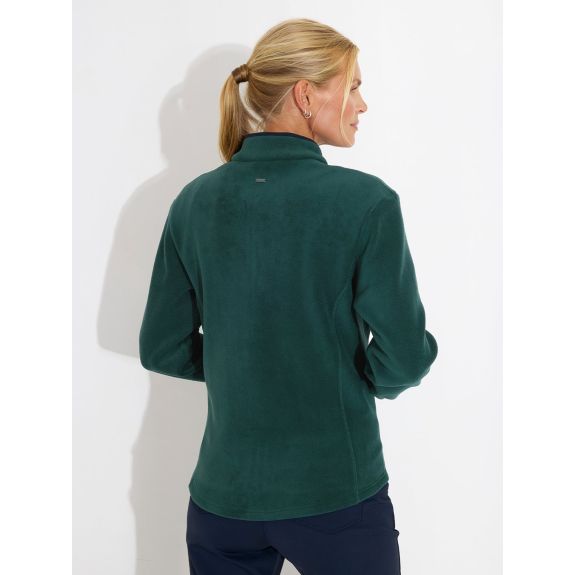 Veste Foxhills midlayer Course Green Femme