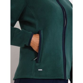 Veste Foxhills midlayer Course Green Femme