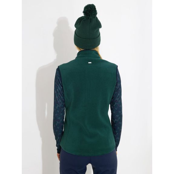Veste sans manche Foxhills midlayer Course Green Femme