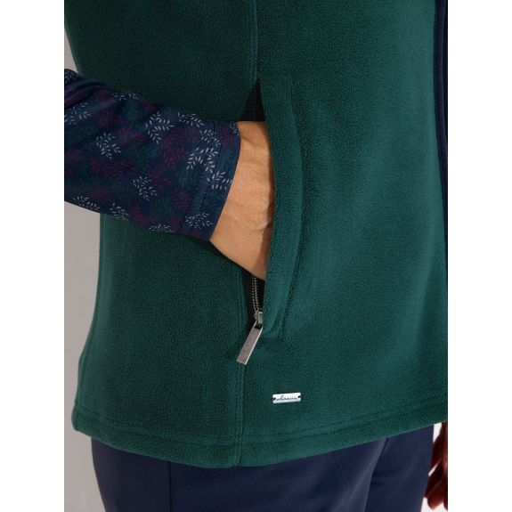 Veste sans manche Foxhills midlayer Course Green Femme