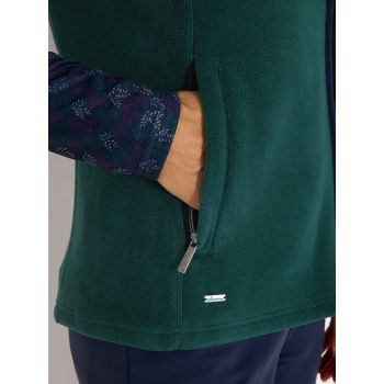 Veste sans manche Foxhills midlayer Course Green Femme