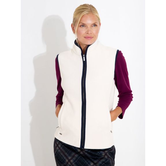 Veste sans manche Foxhills midlayer Course Green Femme