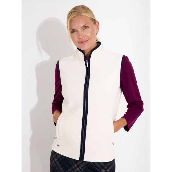 Veste sans manche Foxhills midlayer Course Green Femme