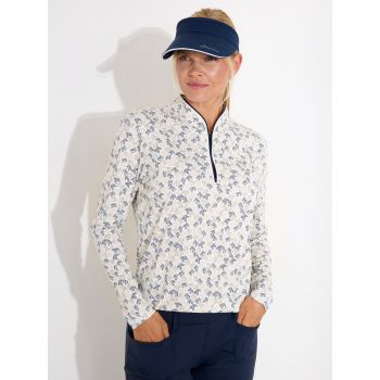 Pull 1/4 Zip Wisley longsleeve Clam Femme