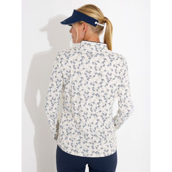 Pull 1/4 Zip Wisley longsleeve Clam Femme