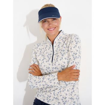 Pull 1/4 Zip Wisley longsleeve Clam Femme