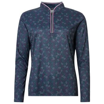 Pull 1/4 Zip Wisley longsleeve Beetroot Femme