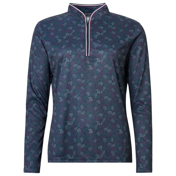 Pull 1/4 Zip Wisley longsleeve Beetroot Femme
