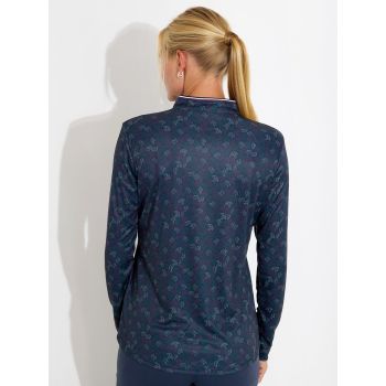 Pull 1/4 Zip Wisley longsleeve Beetroot Femme