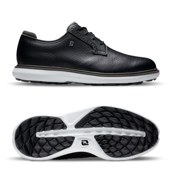 Traditions Spikeless Blucher 57941 Noir Blanc Homme