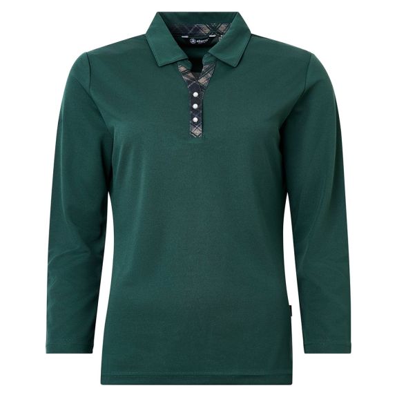 Polo Limerick Course Green Femme