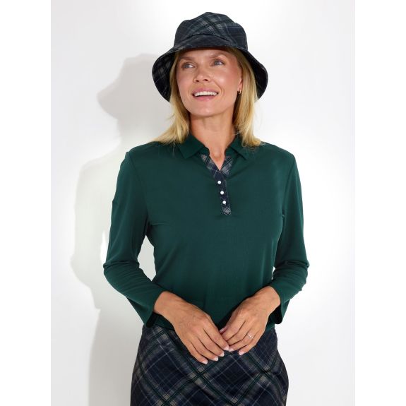Polo Limerick Course Green Femme