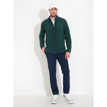Midlayer fullzip Foxhills Course Green Homme