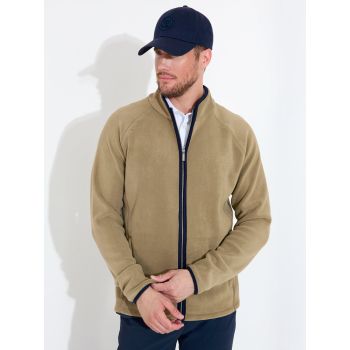 Midlayer fullzip Foxhills Taupe Homme 2