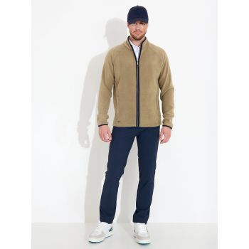 Midlayer fullzip Foxhills Taupe Homme