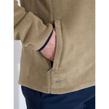 Midlayer fullzip Foxhills Taupe Homme