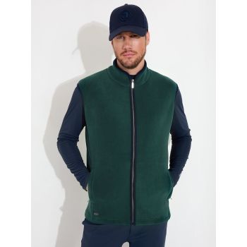 Midlayer sans manche Foxhills Course Green Homme