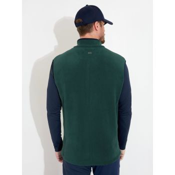 Midlayer sans manche Foxhills Course Green Homme