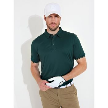Polo Hamilton drycool Course Green Homme 2