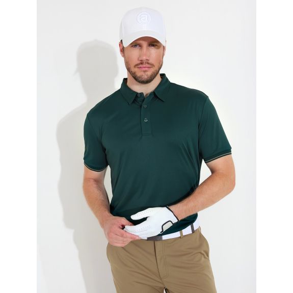 Polo Hamilton drycool Course Green Homme