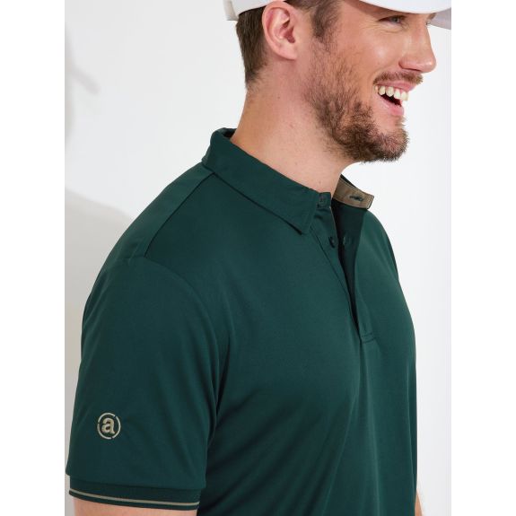 Polo Hamilton drycool Course Green Homme