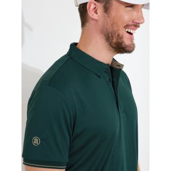 Polo Hamilton drycool Course Green Homme