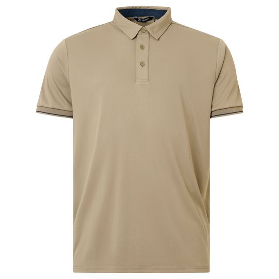 Polo Hamilton drycool Taupe Homme