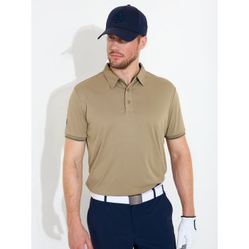 Polo Hamilton drycool Taupe Homme 2