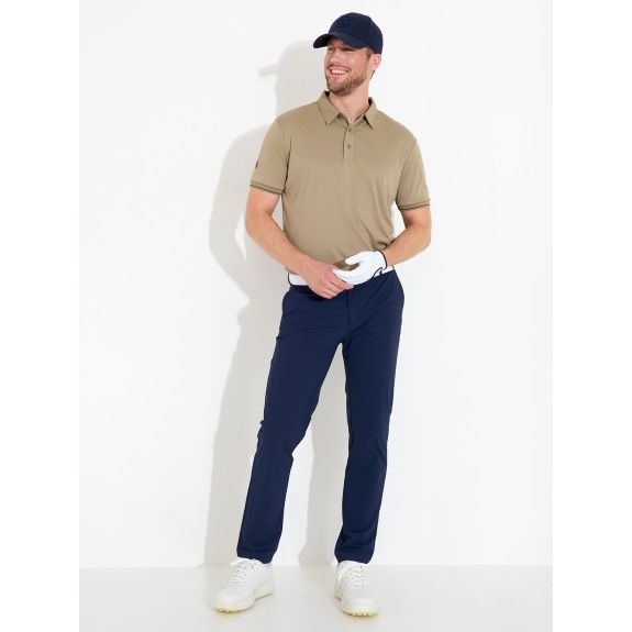 Polo Hamilton drycool Taupe Homme