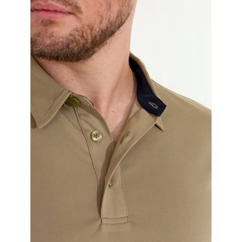 Polo Hamilton drycool Taupe Homme