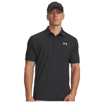 Polo UA Playoff en jacquard Black Homme