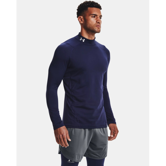 Midlayer UA Drive Fitted Mock Midnight Navy Homme