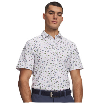 Polo UA Dry Printed Floral White Homme