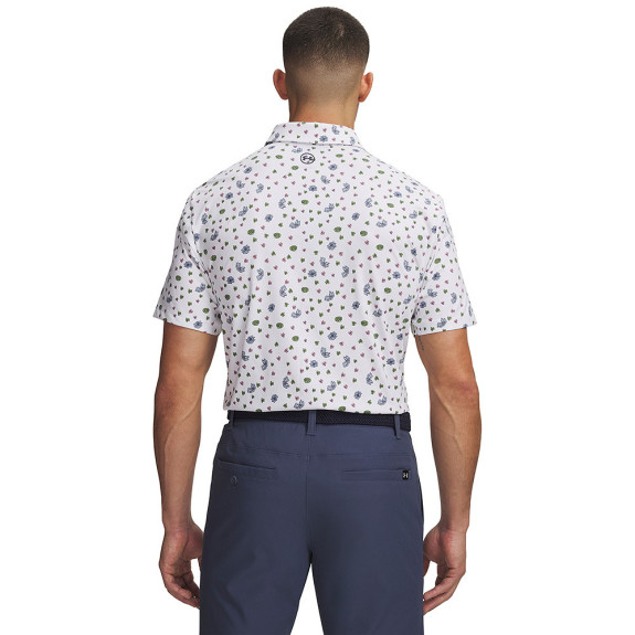 Polo UA Dry Printed Floral White Homme