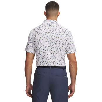 Polo UA Dry Printed Floral White Homme
