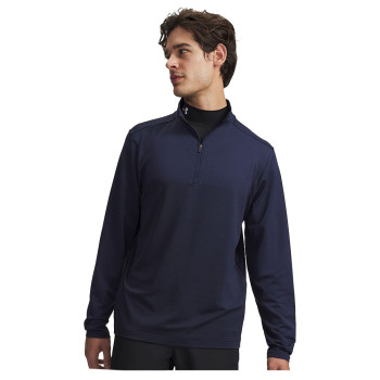 Pull 1/4 Zip UA Drive Lightweight Midnight Navy Homme