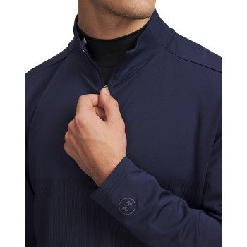 Pull 1/4 Zip UA Drive Lightweight Midnight Navy Homme