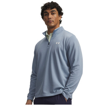 Pull 1/4 Zip UA Drive MatchPlay Blue Wind Homme