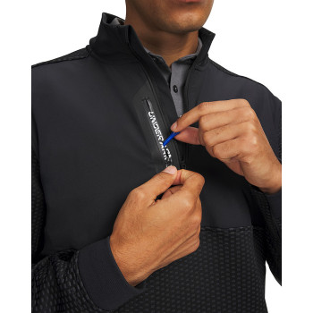 Pull 1/4 Zip UA Drive Pro Hybrid HZ Black Homme