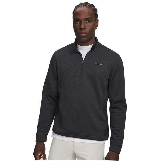 Pull 1/4 Zip UA Sweaterfleece Hybrid HZ Black...