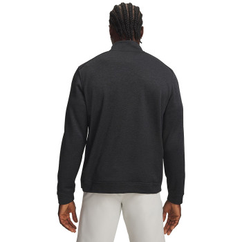Pull 1/4 Zip UA Sweaterfleece Hybrid HZ Black Homme 2